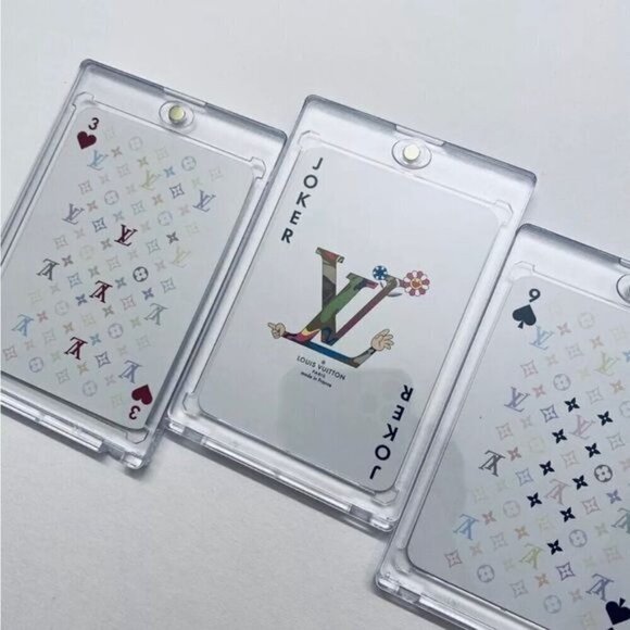 READ! LOUIS VUITTON MULTICOLOR MURAKAMI PLAYING CARDS SOLD INDIVIDUALLY - Picture 8 of 10